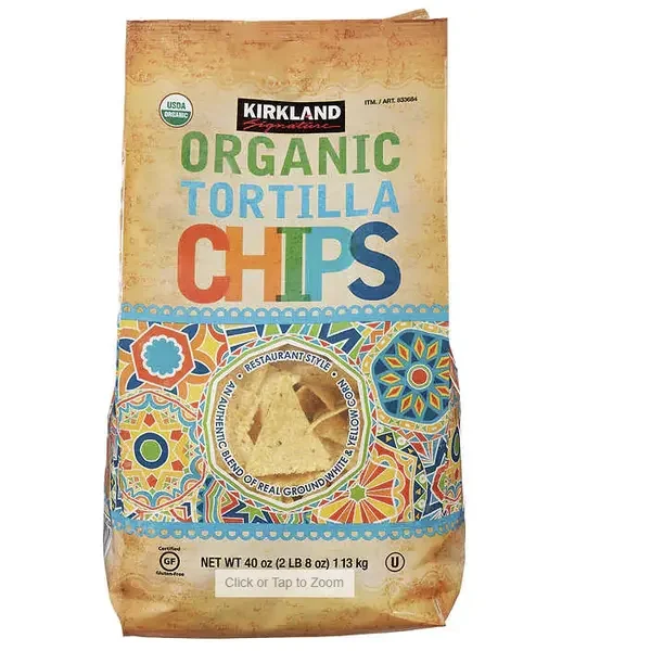 Kirkland Signature Organic Tortilla Chips, 40 oz